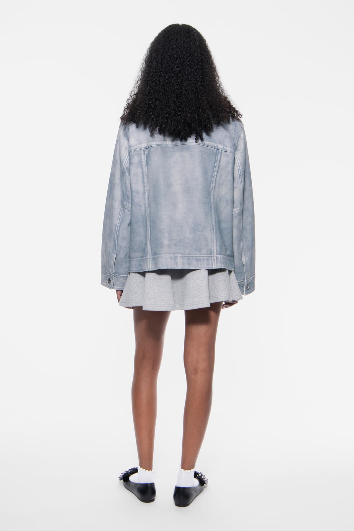 STAND STUDIO | Disa Jacket - Lamb Nappa Leather - Denim Blue - Womens ...